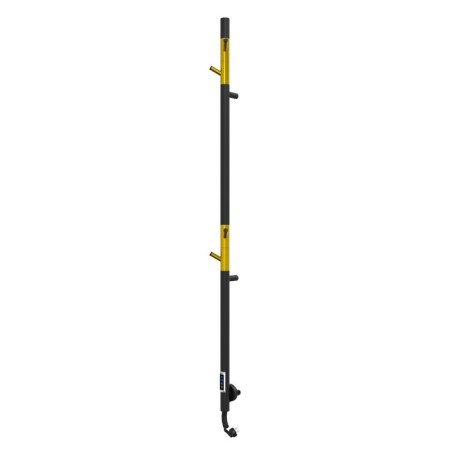 Towel Electric Laris Image, 150x1400 mm, 4 crossbars, univers., Black-6