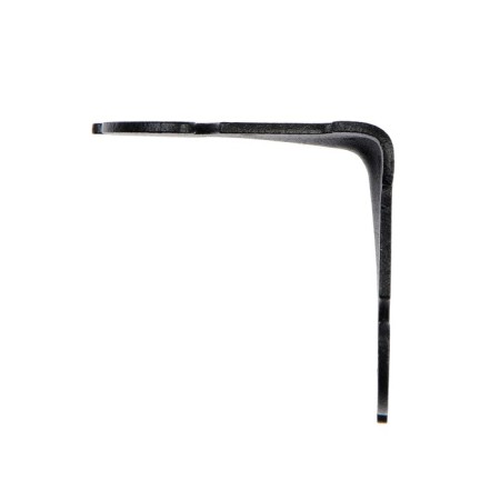 Figure mounting corner, 70x70x60x2.1 reinforced, black color-3