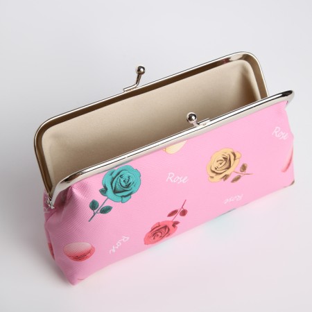 Cosmetic bag on the farmar, pink color-2