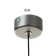 Suspension lamp "Regent" LED 5W 4000k gray 3.3x3.3x30-130cm