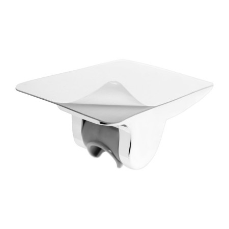 Holder for shower watering can Zein Z88, self -adhesive, plastic, chrome-9