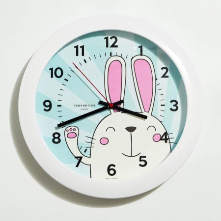 Watch walls, series: children's, "hare", d-29 cm
