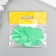 Foamiran's blank "Pilchet sheet" (set 10 pcs) 4.5x3 cm green