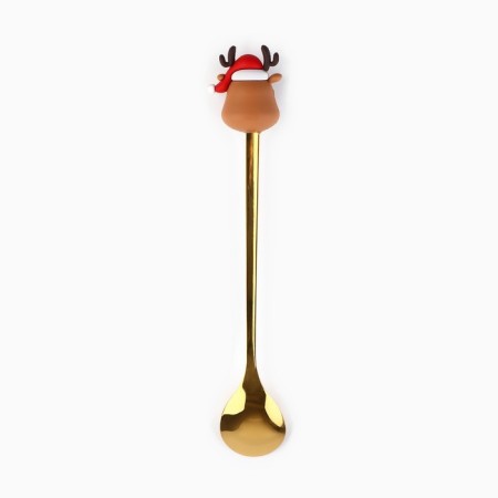 New Year's spoon with a rubber additional element "New Year: Magic Holidays", 3.5 x 16 cm-4
