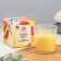 Aromatic candle in a glass "juicy mango", gift packaging, 8x8.5 cm, 30 hours