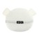 Pillow on the headrest Matech Mimimish Line, 33 x 31 x 10 cm, white