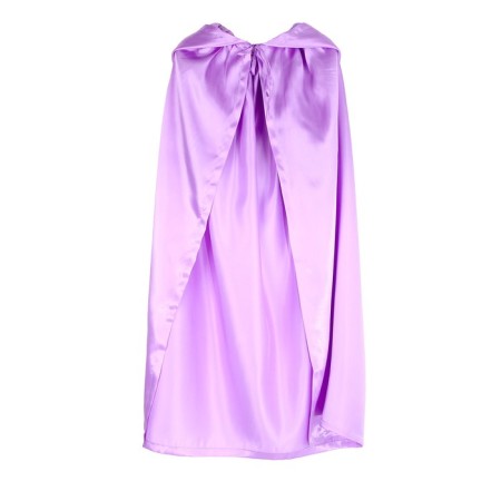 Carnival cloak of children, satin, color purple length 100cm-4