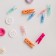 Brongs for sewing, 3 × 0.5 × 0.3 cm, 10 pcs, color colorful