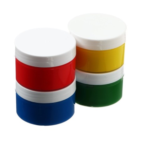 Paints finger 4 colors, 50 ml "Cartoons"-1