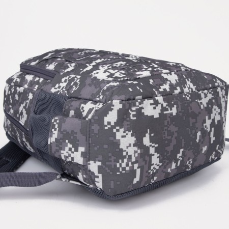 Tourist backpack, 16 l, lightning department, 3 outer pockets, “ZFTS”, color gray/camouflage-4