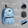 School textile “angels”, 42x14x28 cm, blue color