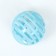 A mesh ball with a tambourine, 4.5 cm, blue