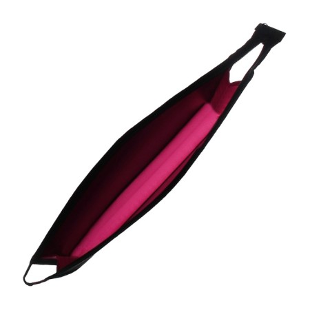 Plastic folder A4, 340 x 245 x 40 mm, lightning from above, plastic, calligrata top, black/fuchsia-4