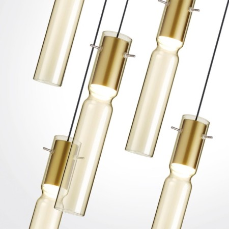 Cascading chandelier SCROW LED 5X5W 3000k-3