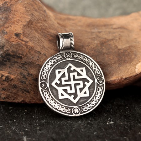 Slavic amulet "Valkyrie", 9 g, 30x24 mm