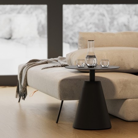 Coffee table Marius, 500 × 500 × 550 mm, black color-12