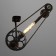 Sconces "bicycle" E27 40W black 59x19x30cm