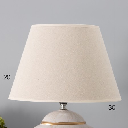 Table lamp with lampshade Risalux "City", E27, 40 W, 30 × 30 × 43 cm-2
