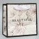 Gift laminated square, packaging, “beauty inside”, 14 x 14 x 9 cm
