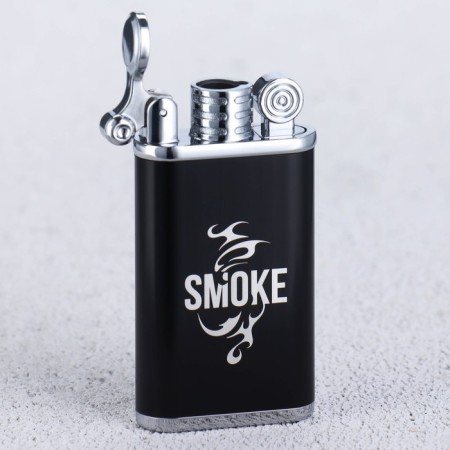 Gas lighter "Smoke", 3.5 x 7 cm.-4
