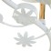 Causte "Fania" 2he27 40W white-gold 46x25x26 cm Bayerlux