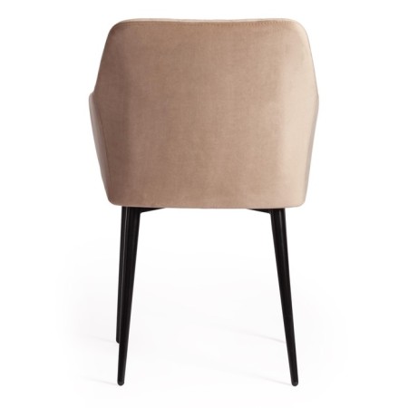 Bremo Mod chair. 708 fabric/metal, 58x55x83cm, beige 5/black-3