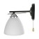 Bra 2019/1 E27 60W chrome+black 18x13.5x17 cm