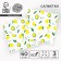 Paper Napkins "Lemon", 60 pcs in a bag, 3 layers
