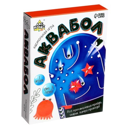 Board game "Aquabol", 1 player, 3+-11