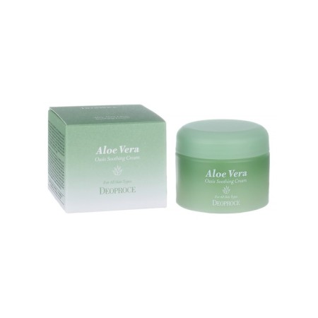 Face cream Deoproce Aloe Vera Oasis Soothing Cream 50 gr-1