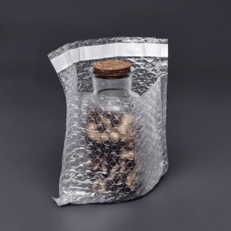 A package of runway with a valve and a glue layer, p/e, 3 layers, 18 x 16 + 5 cm, set 50 pieces-2