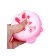 Silicone teether for teeth with a rattle "fish", in the case, pink color, crumb I