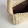 Youth bag on magnet, beige color