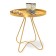 Journal table, 400x400x450, gold