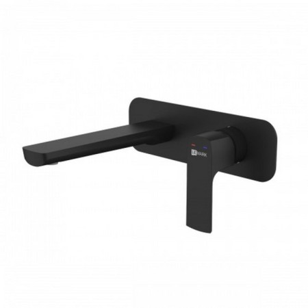 LEMARK URSUS LM7226BL sink mixer, single -leaf, hidden, pour 178 mm, black