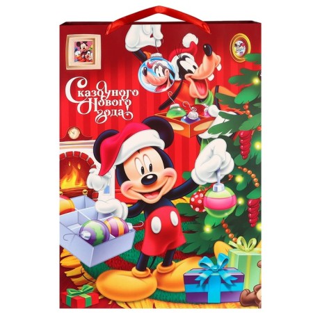 New Year. Gift package, 50x70x19 cm, packaging, Mickey Mouse-3