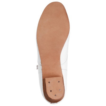 Folk women's shoes, insole length 23.5 cm, white color-5