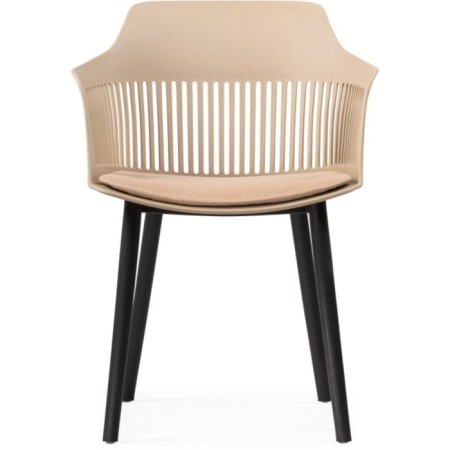 Crocs plastic stool/tissue mint, black/beige 55x60x76 cm-1