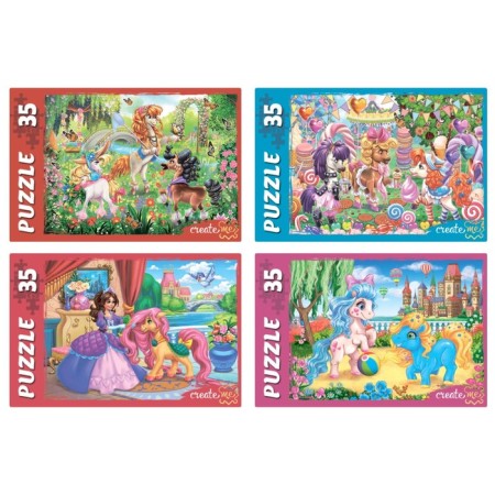 Puzzle "Kingdom of Pony", No. 2, 35 elements