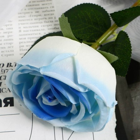 Artificial flowers "Vivaldi Rosa" D-7 50 cm, blue and blue-1