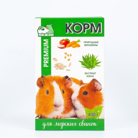 Feed "Pijon premium" for guinea pigs, 400 g-1