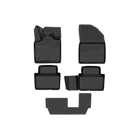 3D mats in the salon for exed vx 2021-, crossover, 5 pcs.