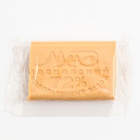 Laundry soap 72% 150 grams packed, transparent packaging