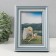 Photo frame plastic 10x15 cm "Andriana" with a white strip 15x20 cm