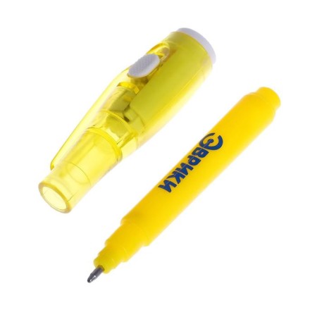 A pen with ink and a flashlight for drawing light "Secrets of girlfriends", mix-1