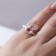 Ring "Montrustrik" Hare, the color is white, dimensionless