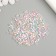 Glass beads 9/0 "Cylinders. Melange. Marshmallow" Pearl 450 g