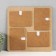 Photo frame LHDF "Love" 33x33 in 4 photos 10x15 cm, col. Wenge-white (plastic screen)