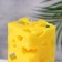 Aromatic decorative candle "openwork", yellow, 6x6x12 cm, melon