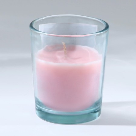 Candle in a glass of "Boss", coffee, height 6 cm-1